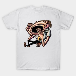 Yawning Bored Man T-Shirt